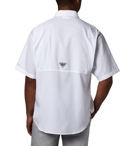 Columbia PFG Tamiami II Fishing Shirts White For Men's NZ98342 New Zealand